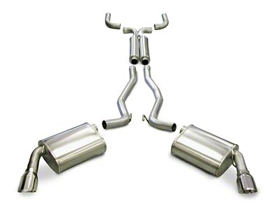 Corsa Performance Sport Cat-Back Exhaust with Polished Tips (10-13 Camaro SS w/ Manual Transmission & Ground Effect Package)