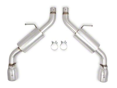 Flowtech Axle-Back Exhaust with Polished Tips (16-23 3.6L Camaro w/o NPP Dual Mode Exhaust)