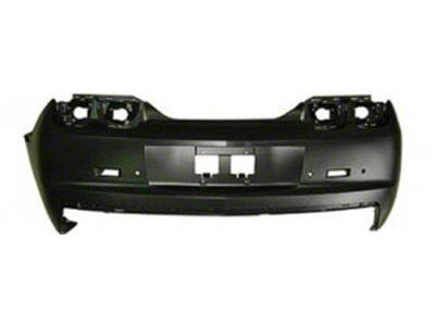 Replacement Rear Bumper Cover; Pre-Drilled for Backup Sensors; Unpainted (10-13 Camaro)