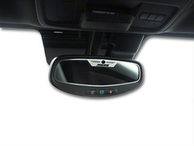 Mirror Trim; Rear View; Satin; SS Style Oval with Sensor (10-14 Camaro)