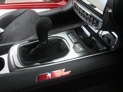 Shifter Plate Cover; Brushed (10-15 V8 Camaro w/ Manual Transmission)