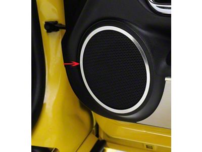 Speaker Trim Rings; Polished (10-13 Camaro)