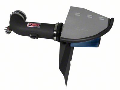Injen Power-Flow Cold Air Intake with Heat Shield; Wrinkle (10-15 Camaro SS)