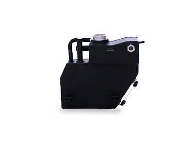 Mishimoto Aluminum Coolant Expansion Tank; Micro-Wrinkle Black (16-23 Camaro, Excluding ZL1)