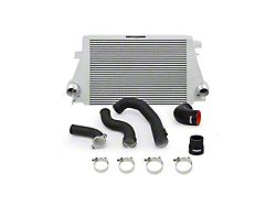 Mishimoto Performance Intercooler Kit with Black Piping; Silver (16-23 2.0L Camaro)