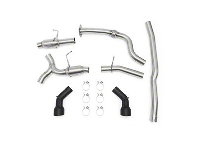 Mishimoto Pro Cat-Back Exhaust with Dual Black Tips (16-23 2.0L Camaro)