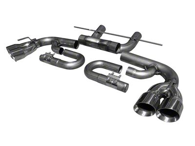 Solo Performance Muffler Delete Axle-Back Exhaust with Polished Tips (16-23 Camaro SS w/ NPP Dual Mode Exhaust)