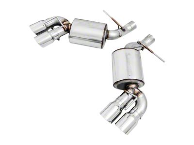 AWE Touring Edition Axle-Back Exhaust with Quad Chrome Silver Tips (16-23 6.2L Camaro w/ NPP Dual Mode Exhaust)