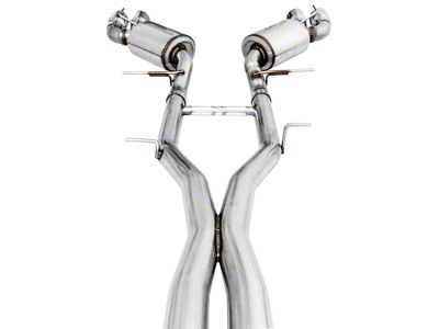 AWE Touring Edition Cat-Back Exhaust with Quad Chrome Silver Tips; Non-Resonated (16-23 6.2L Camaro w/ NPP Dual Mode Exhaust)