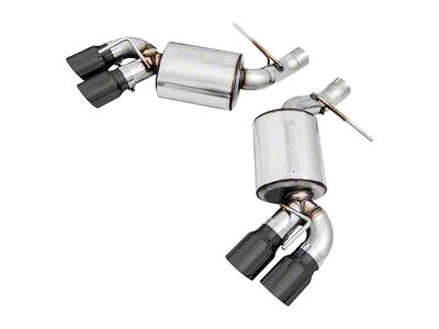 AWE Touring Edition Axle-Back Exhaust with Quad Diamond Black Tips (16-23 6.2L Camaro w/ NPP Dual Mode Exhaust)