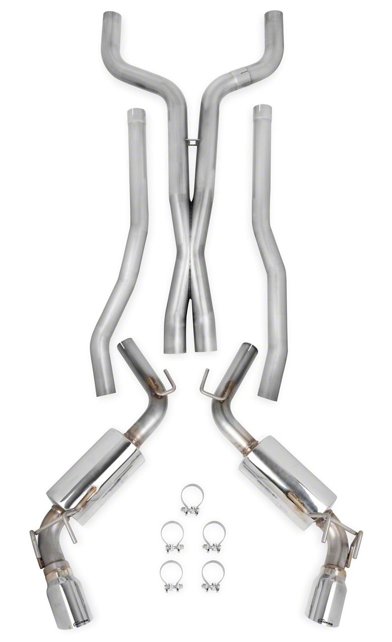 Hooker BlackHeart Camaro CatBack Exhaust with Polished Tips 70501328