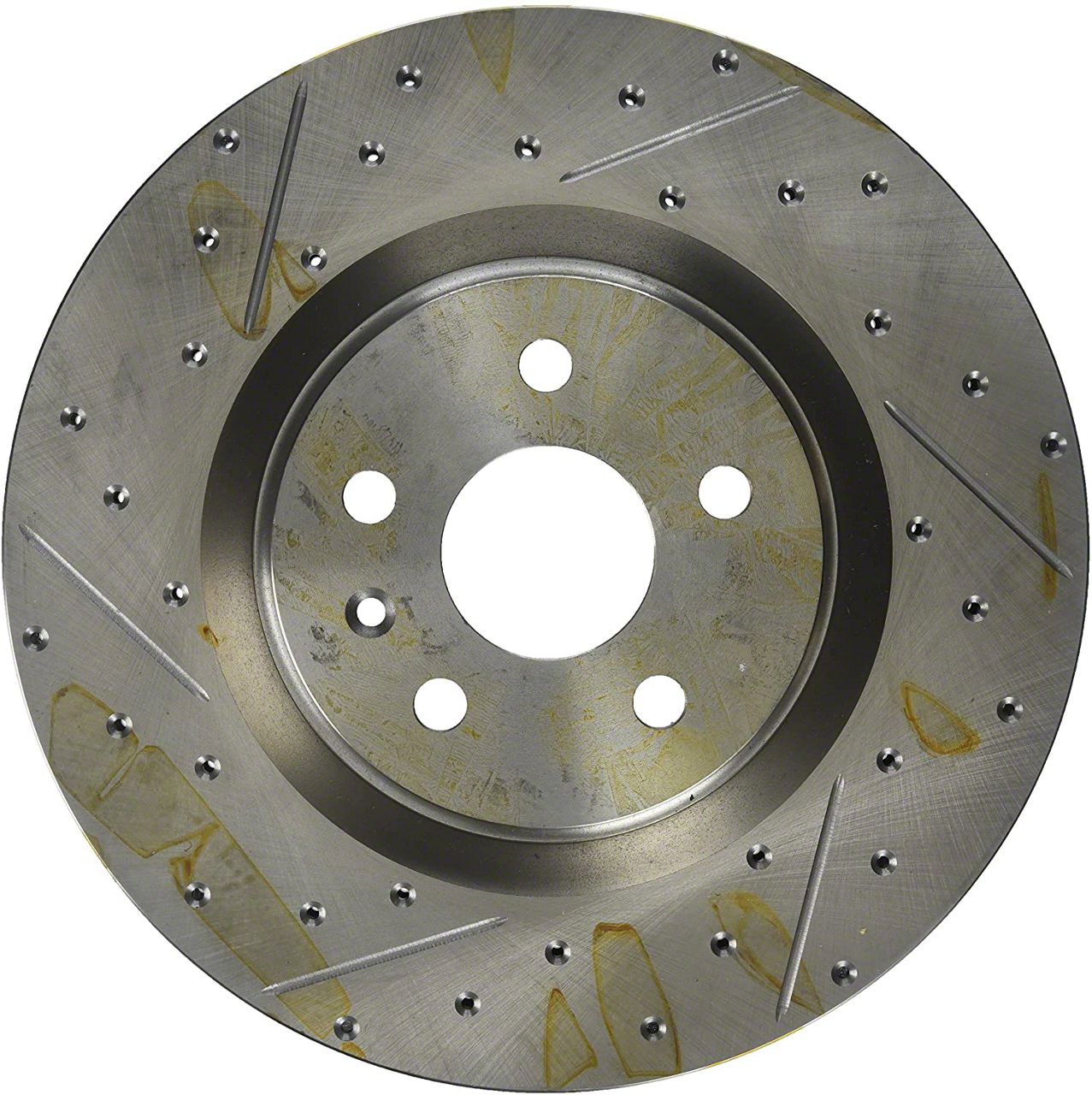 StopTech Camaro Select Sport Drilled and Slotted Rotor; Front Passenger