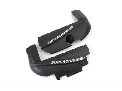 Edelbrock Supercharger Aluminum Coil Covers; Black (10-15 Camaro SS)