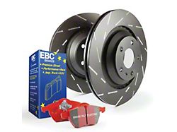 EBC Brakes Stage 4 Redstuff Brake Rotor and Pad Kit; Front (16-23 Camaro LS & LT w/ Single Piston Front Calipers)