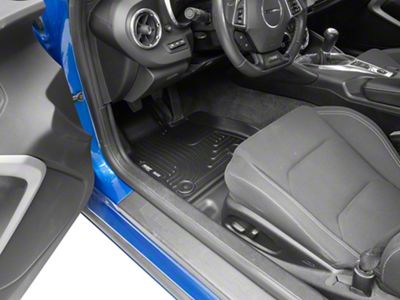 Husky Liners WeatherBeater Front and Second Seat Floor Liners; Black (16-23 Camaro)