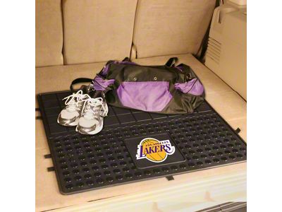 Molded Trunk Mat with Los Angeles Lakers Logo (Universal; Some Adaptation May Be Required)