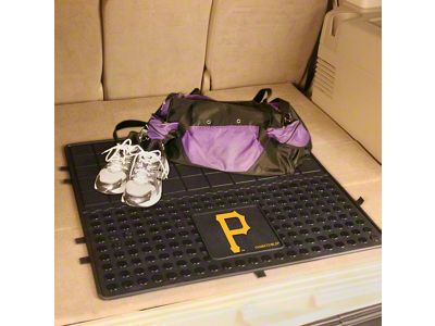 Molded Trunk Mat with Pittsburgh Pirates Logo (Universal; Some Adaptation May Be Required)
