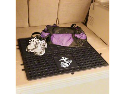 Molded Trunk Mat with U.S. Marines Logo (Universal; Some Adaptation May Be Required)