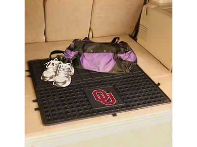 Molded Trunk Mat with University of Oklahoma Logo (Universal; Some Adaptation May Be Required)