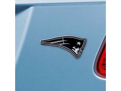 New England Patriots Emblem; Chrome (Universal; Some Adaptation May Be Required)