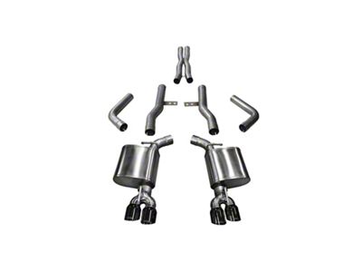 Corsa Performance Xtreme Cat-Back Exhaust with Twin Black Round Tips (15-23 6.4L HEMI Challenger)
