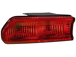 Tail Light; Chrome Housing; Red Lens; Driver Side (08-14 Challenger)