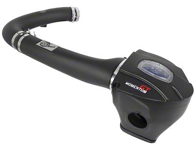 AFE Momentum GT Cold Air Intake with Pro 5R Oiled Filter; Black (11-19 3.6L Charger)