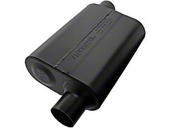 Flowmaster Super 44 Series Offset/Offset Oval Muffler; 2.25-Inch Inlet/2.25-Inch Outlet (Universal; Some Adaptation May Be Required)