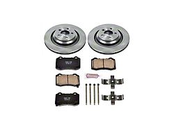 PowerStop OE Replacement Brake Rotor and Pad Kit; Rear (08-21 Challenger w/ 4 or 6-Piston Front Calipers, Excluding SE & SXT)