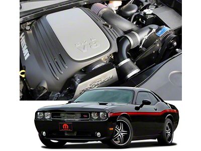 Procharger High Output Intercooled Supercharger Complete Kit with P-1SC-1; Satin Finish (08-10 5.7L HEMI Challenger)