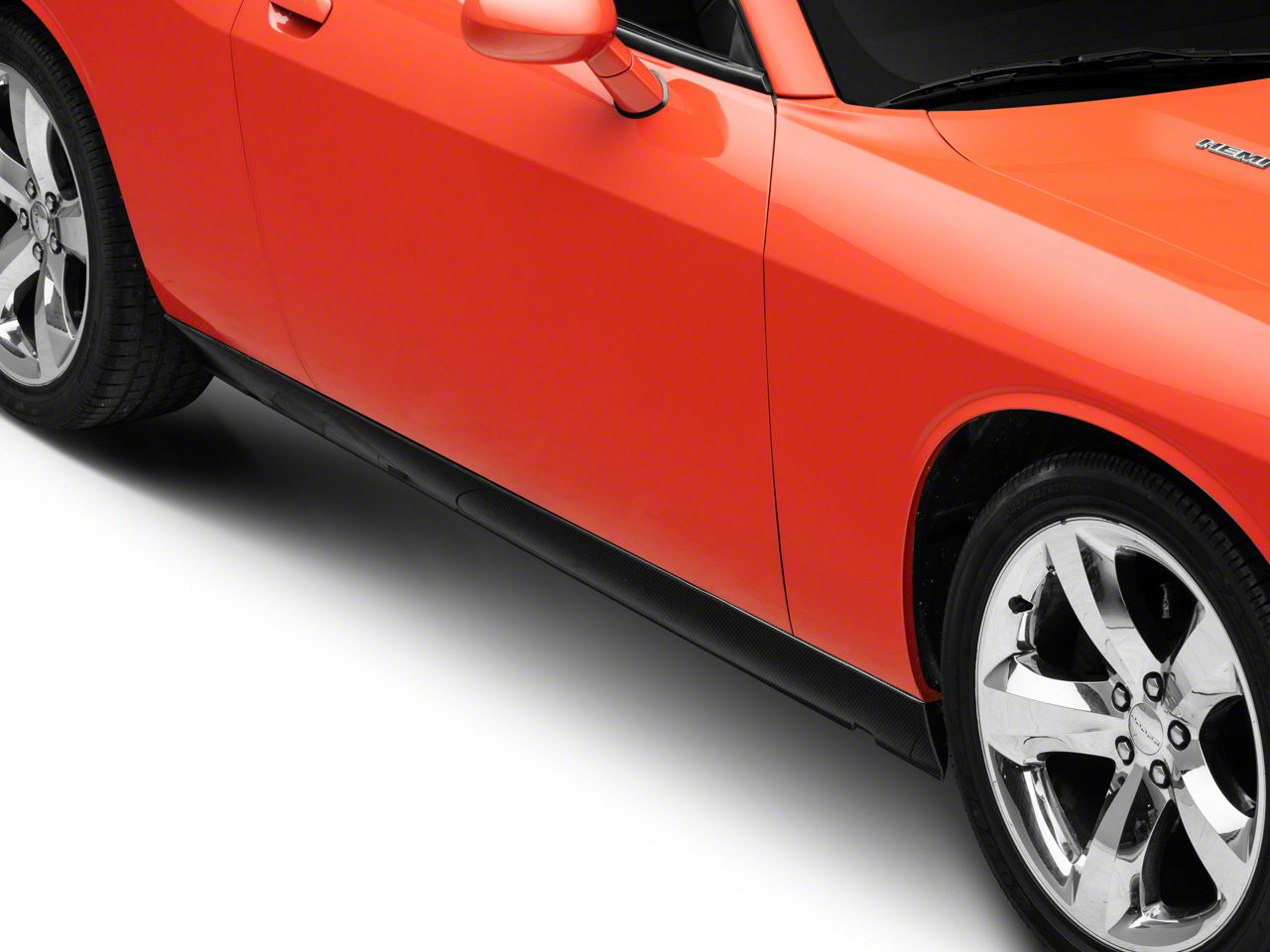 Anderson Composites Challenger Rocker Panels; Carbon Fiber AC