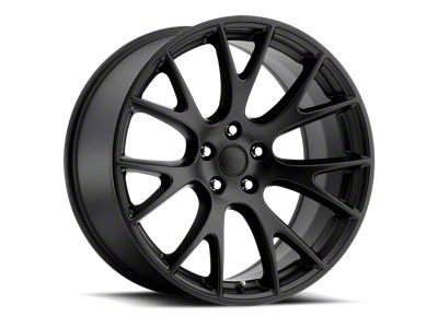 Voxx Replica Hellcat Style Matte Black Wheel; 20x9 (08-23 RWD Challenger)