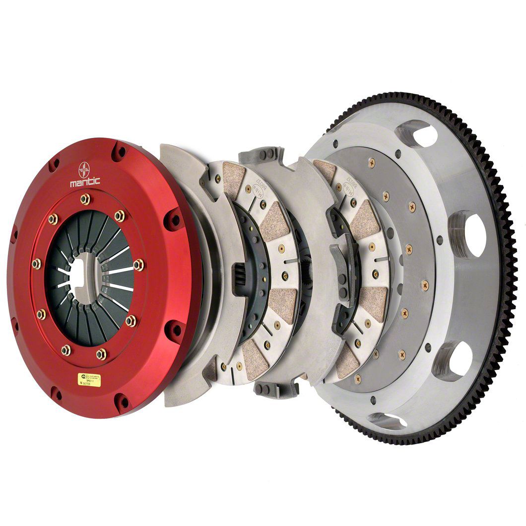 Mantic Clutch 9000 Series Twin Disc Ceremetallic Clutch Kit; 26-Spline (09-23 5.7L HEMI, 6.2L HEMI, 6.4L HEMI Challenger)