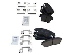 Ceramic Brake Pads; Front and Rear (09-18 Charger w/ 12.60-Inch Rotors)