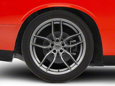 Niche Vosso Matte Anthracite Wheel; Rear Only; 20x10.5 (08-23 RWD Challenger)