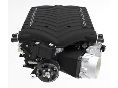 Whipple W185RF 3.0L Intercooled Supercharger Competition Kit; Black; Stage 2 (15-22 Challenger SRT Hellcat)
