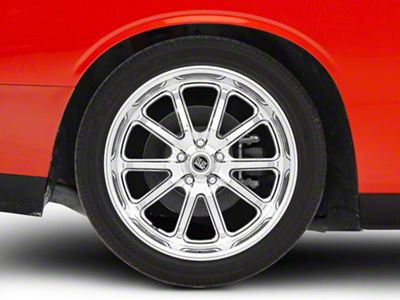 US Mag Rambler Chrome Wheel; Rear Only; 20x10.5 (08-23 RWD Challenger, Excluding Widebody)