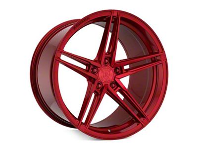 Rohana Wheels RFX15 Gloss Red Wheel; Rear Only; 20x11 (08-23 RWD Challenger, Excluding Widebody)
