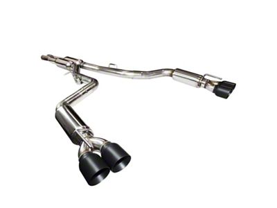 Kooks Competition Cat-Back Exhaust with X-Pipe and Black Tips (15-23 6.2L HEMI Challenger w/ Long Tube Headers)