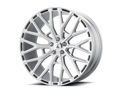 Asanti Leo Brushed Silver Wheel; 20x9 (08-23 RWD Challenger, Excluding Widebody)