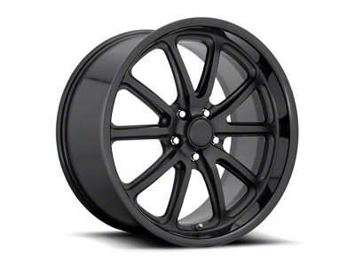 US Mag Rambler Gloss Black Matte Black Wheel; Rear Only; 20x10.5 (08-23 RWD Challenger, Excluding Widebody)