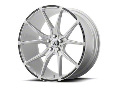 Asanti Vega Brushed Silver with Carbon Fiber Insert Wheel; Rear Only; 20x10.5 (08-23 RWD Challenger, Excluding Widebody)