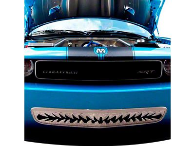 Shark Tooth Lower Grille; Polished (08-10 Challenger)
