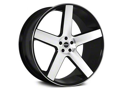 Strada Perfetto Gloss Black Machined Wheel; 20x9.5 (08-23 RWD Challenger, Excluding Widebody)