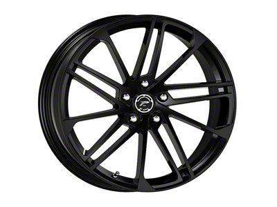 Platinum Valor Gloss Black with Diamond Cut Accents Wheel; 18x8 (17-23 AWD Challenger)