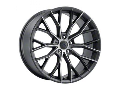MACH Forged MF.10 Matte Carbon Black Wheel; Rear Only; 20x10 (08-23 RWD Challenger, Excluding Widebody)