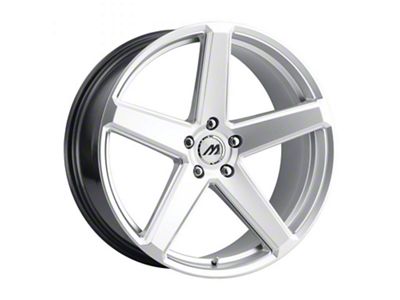MACH Forged MF.15 Hyper Silver Milled Wheel; Rear Only; 20x10.5 (17-23 AWD Challenger)