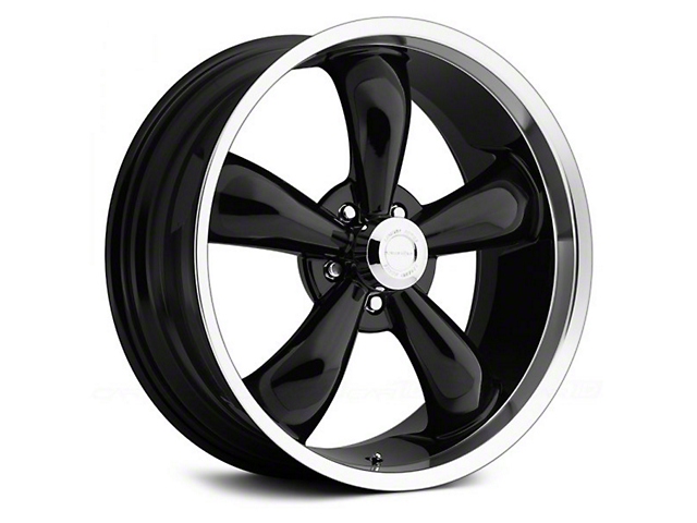 Vision Wheel Legend 5 Gloss Black Machined Wheel; 22x9.5 (08-23 RWD Challenger, Excluding Widebody)