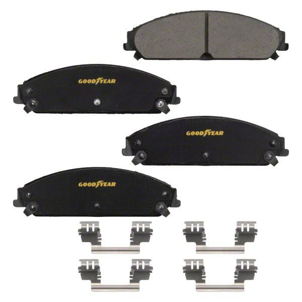 Goodyear Brakes Challenger Premium Ceramic Brake Pads; Front Pair