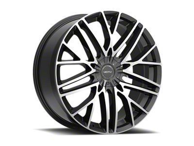Motiv Maven Gloss Black Machined Wheel; 22x9 (17-23 AWD Challenger)
